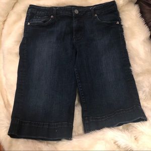 Kut From The Kloth Womens Shorts Bermuda Denim